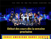 Tablet Screenshot of american-dance.ch